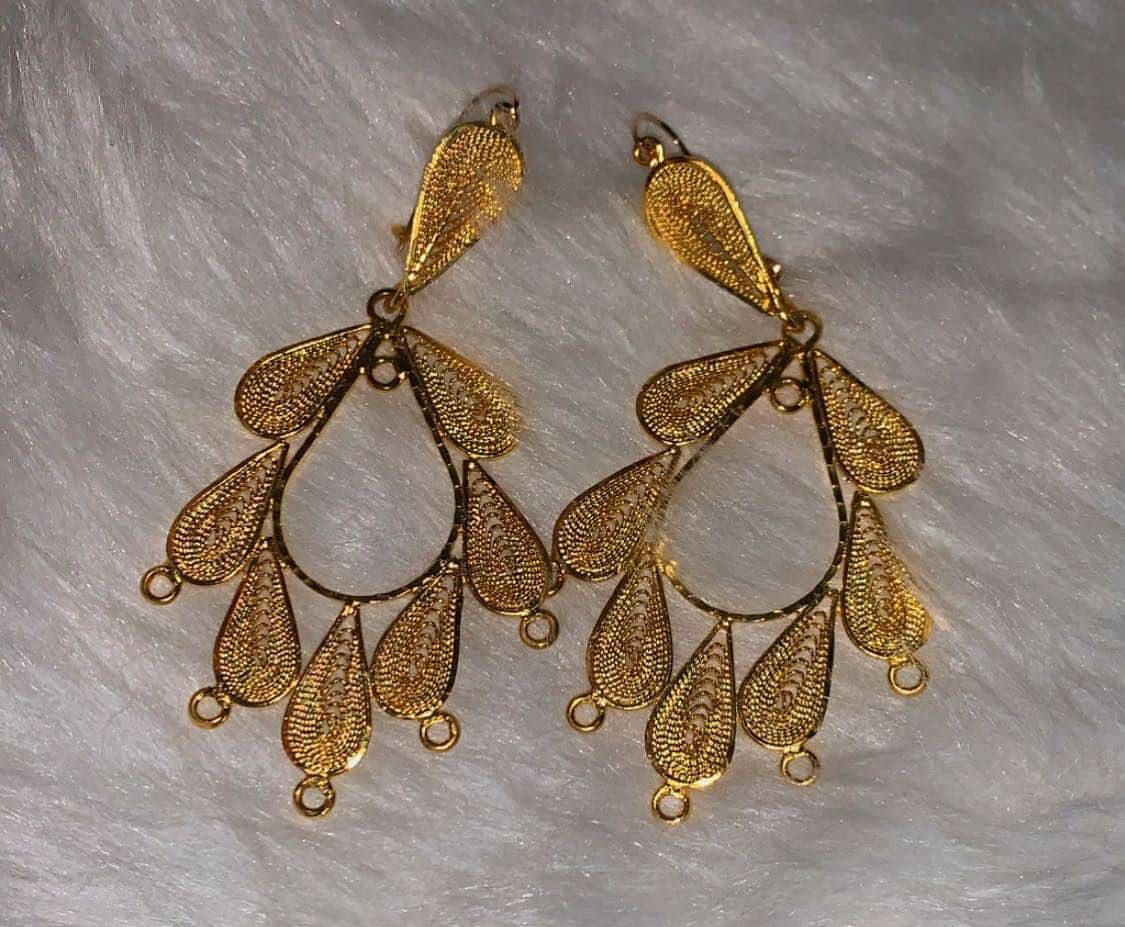 Aretes de filigrana , hechos a mano!