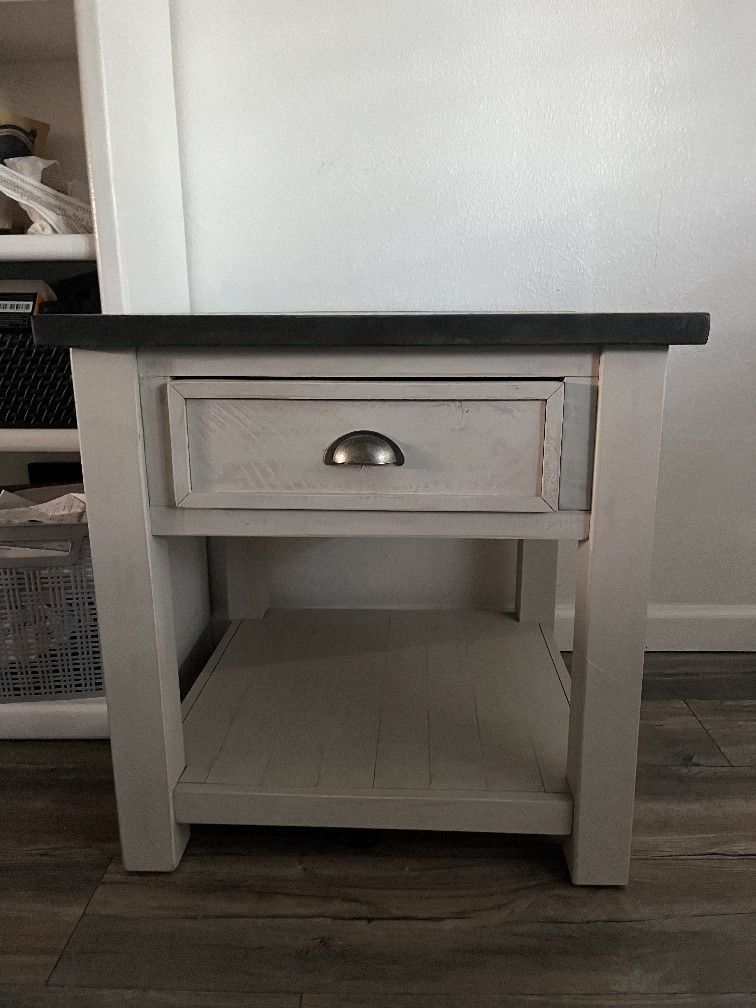 Solid Wood End Table