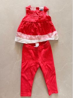 Janie and Jack Baby Girl Outfit Set 6–9 Months