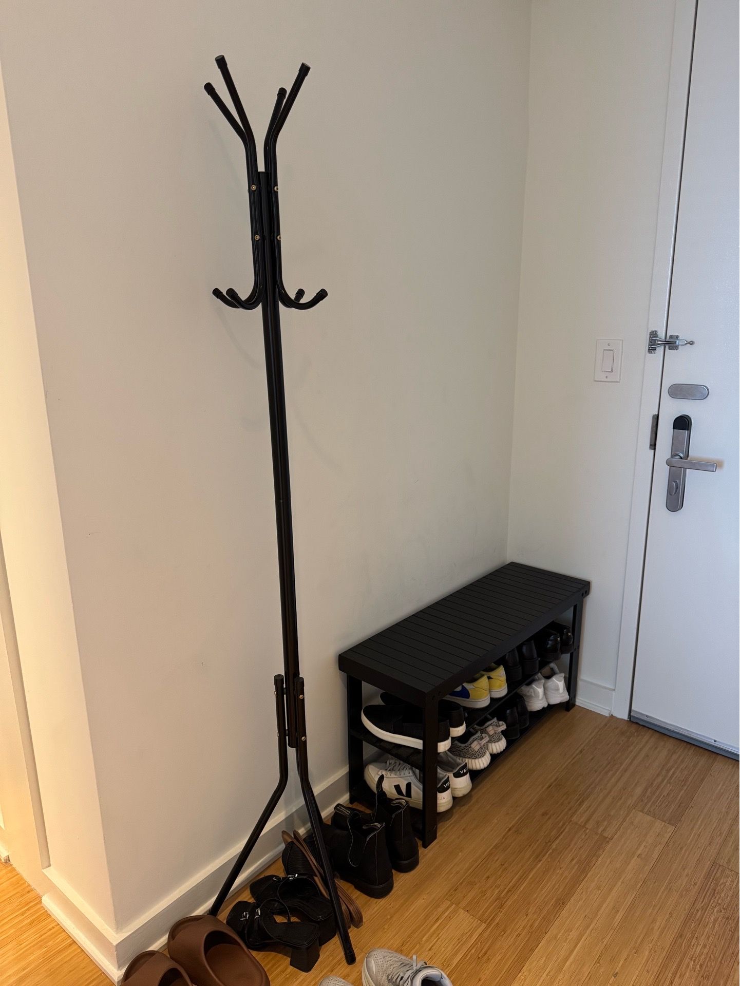 Coat rack + shoe shelf