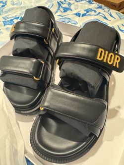 Dior Dioract Sandal Black Lambskin KCQ547LAB