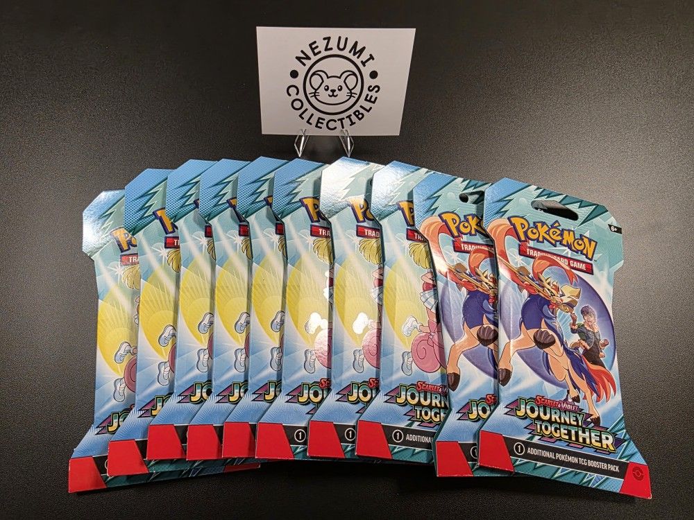 Pokemon Sleeved Booster Packs Journey Together 