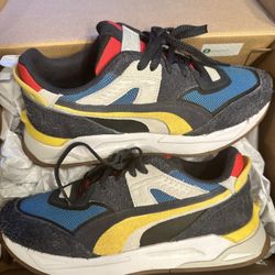 PUMA Men's Mirage Sport Layers Low Shoes Vallarta Blue 383175-02 