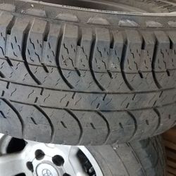 Toyota 4x4 wheels and tires. 16" full set of 4