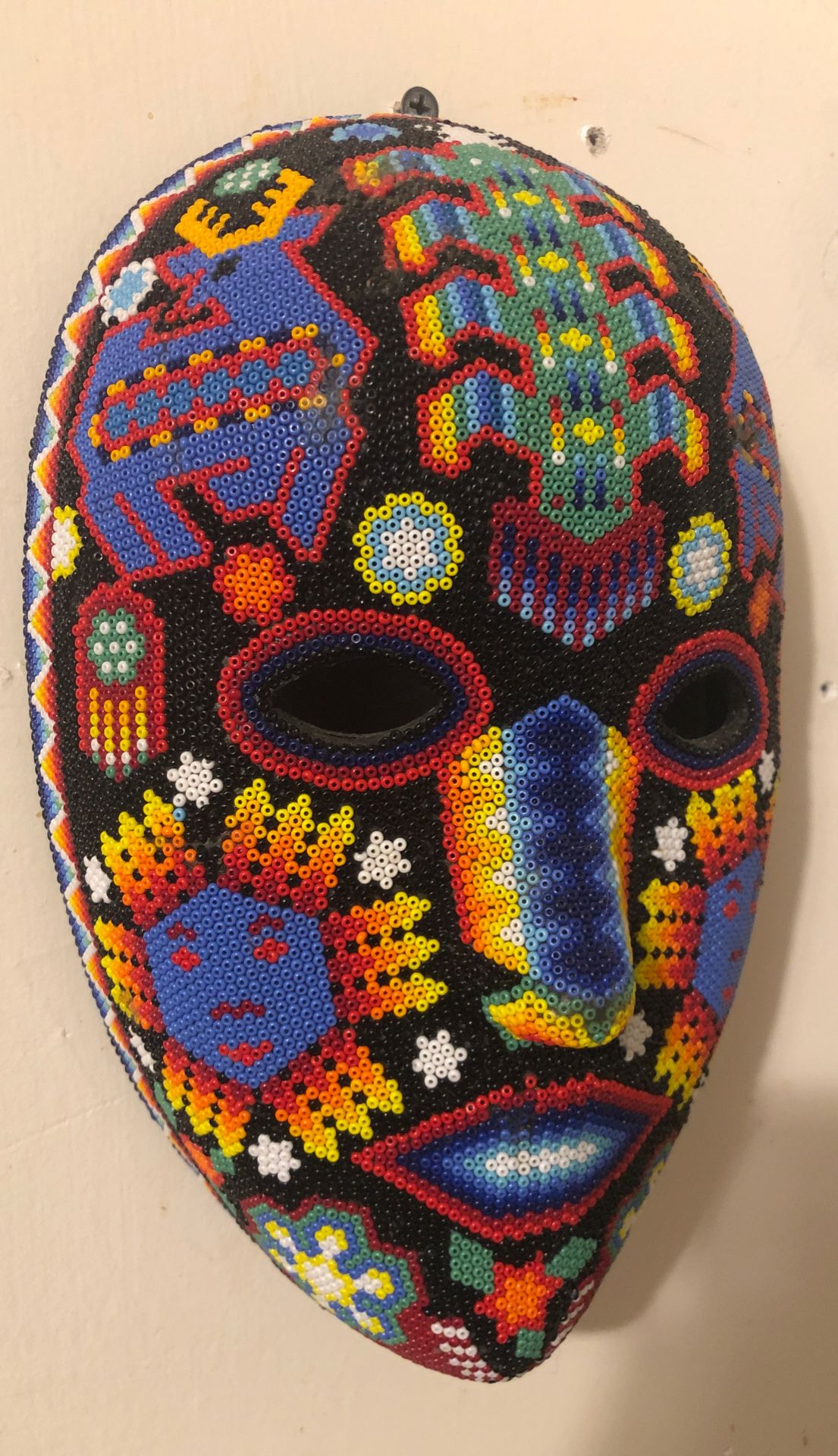 Huichol Beaded Peyote mask