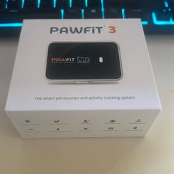 Pawfit 3 GPS Pet Tracker GPS Dog Tracker 4G Live Tracking, Smart Alerts, Fully Waterproof Activity Monitor for Pets, Unlimited Range, Remote Voice Rec