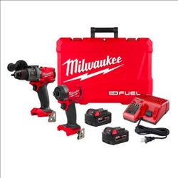 M18 Fuel Brushless Hammer Dril - Impact Driver Combo Kit - NEW