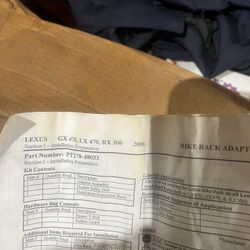 Lexus Bike Rack (fit Most Cars) 