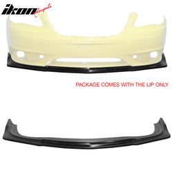 Fits 2011-2014 Chrysler 200 IKCS Style Front Bumper Lip Underbody Spoiler PU 3PCS