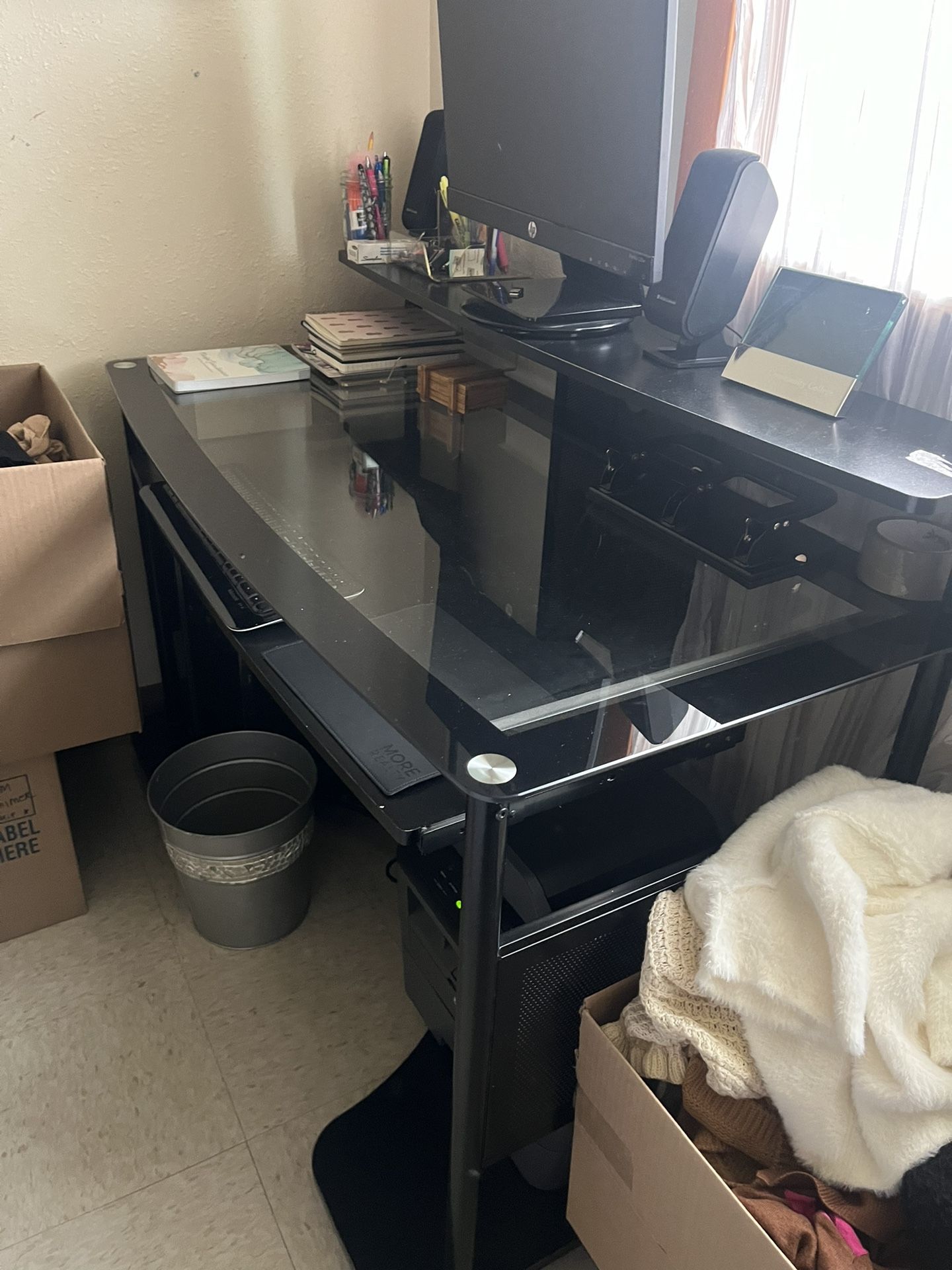 Black Officer Desk