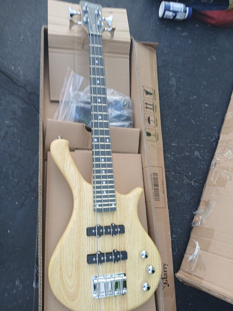 36 Inch Mahogany Wood Bass Guitar