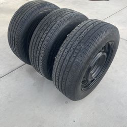 5 Virlos 215/60/16 Llantas Con Rines En Muy Buenas Condiciones