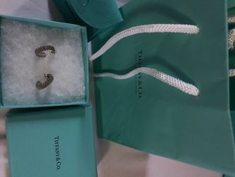 Tiffany & Co. mesh earrings