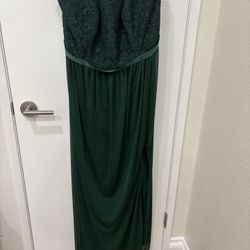 Juniper Bridesmaid Or Party Dress Long Strapless Size 18