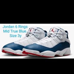 Size 3Y (PS) - Jordan 6 Rings Mid Royal Blue