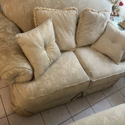 Two Pieces Of Sofa’s and Small Center Chairs 
