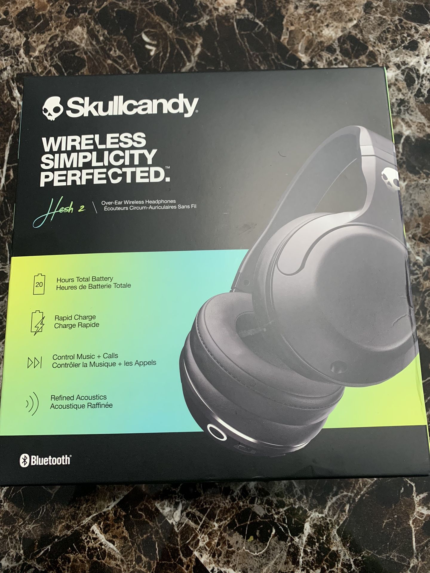 Skullcandy Hesh 2 Bluetooth Over - Ear Headphones Black