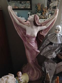 Large Art Nouveau Mirror