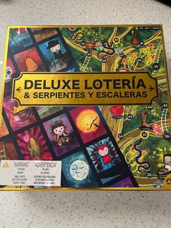 New-Deluxe Lotería & Serpientes y Escaleras Board Game