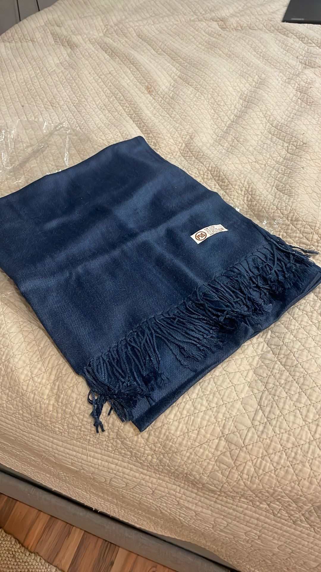 Navy Blue Pashmina