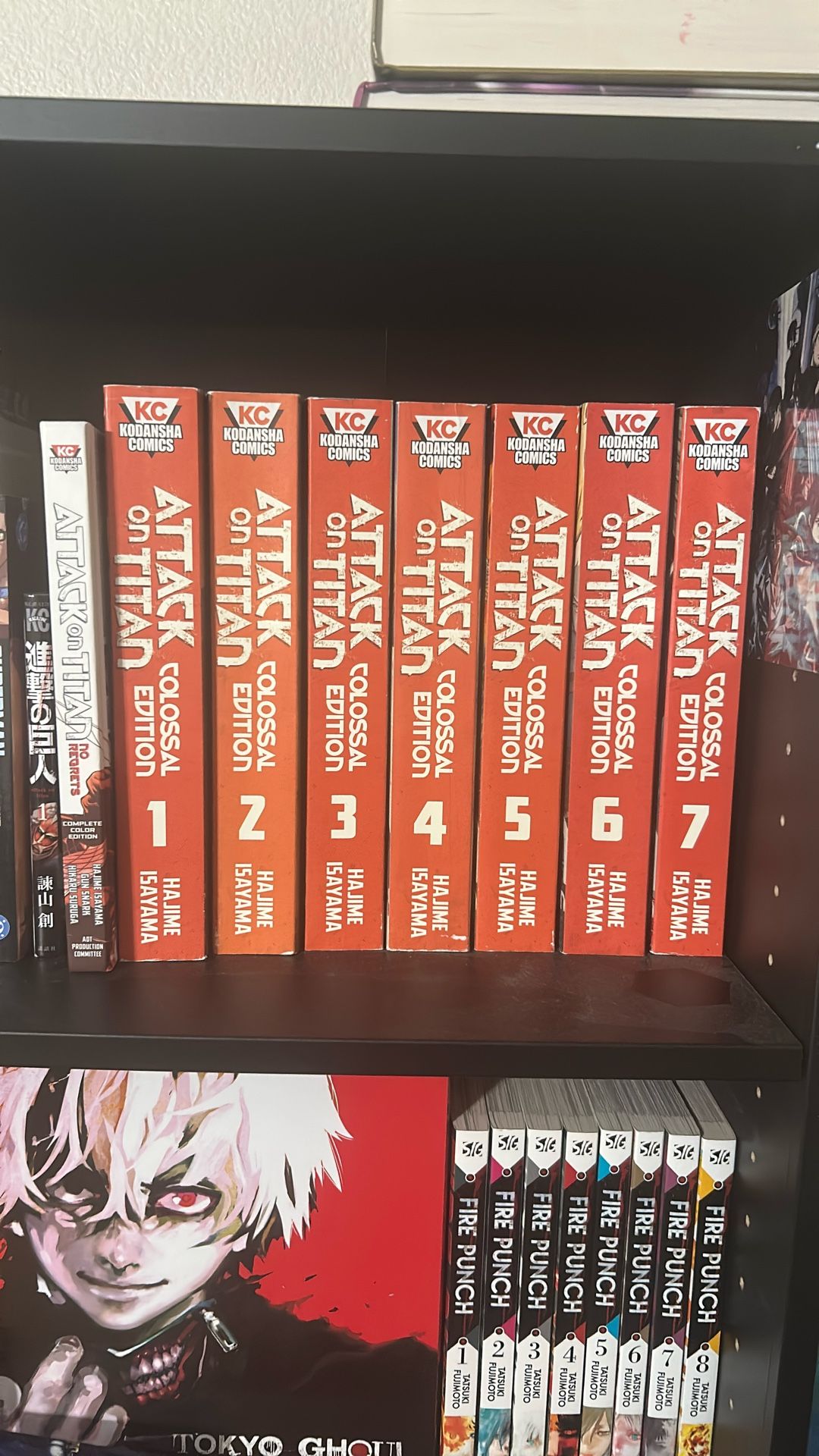 Attack on Titan Colossal Edition Set & No Regrets Hardcover