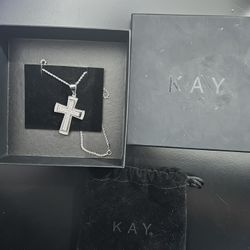 Men's Diamond Pendant with Steel Chain 300$ Or Best Offer