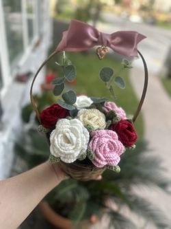 Handmade Crochet roses 🌷✨