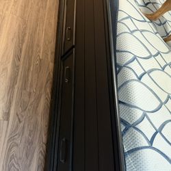 NFM bed frame and two night stands. MATTRESS NOT INCLUDED.