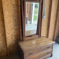 Hall Tree With Mirror 