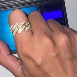 VVS Cuban Link Ring Size 8