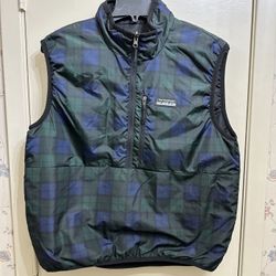 Huf Worldwide Taos Reversible Puffer Vest Size Medium