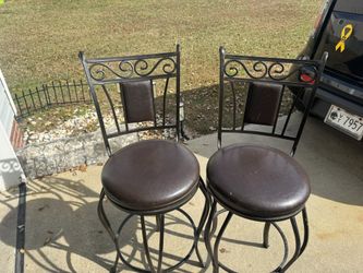 Two Bar Stools Purchased From Kirkland 
