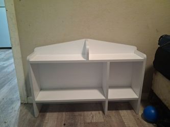 White shelf