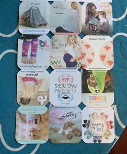 12 brand new baby coupons, $525 total