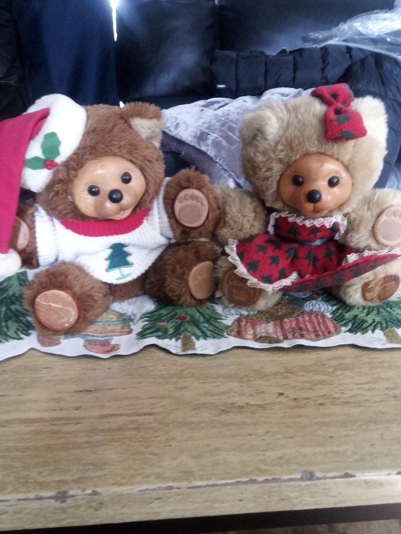 Vtg. Ting Louie Teddy Bears