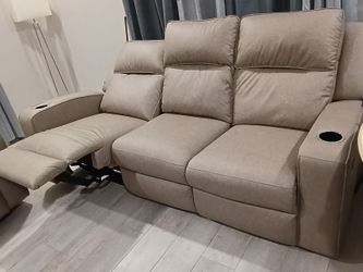Reclining Sofa with Matching Rocker Recliner