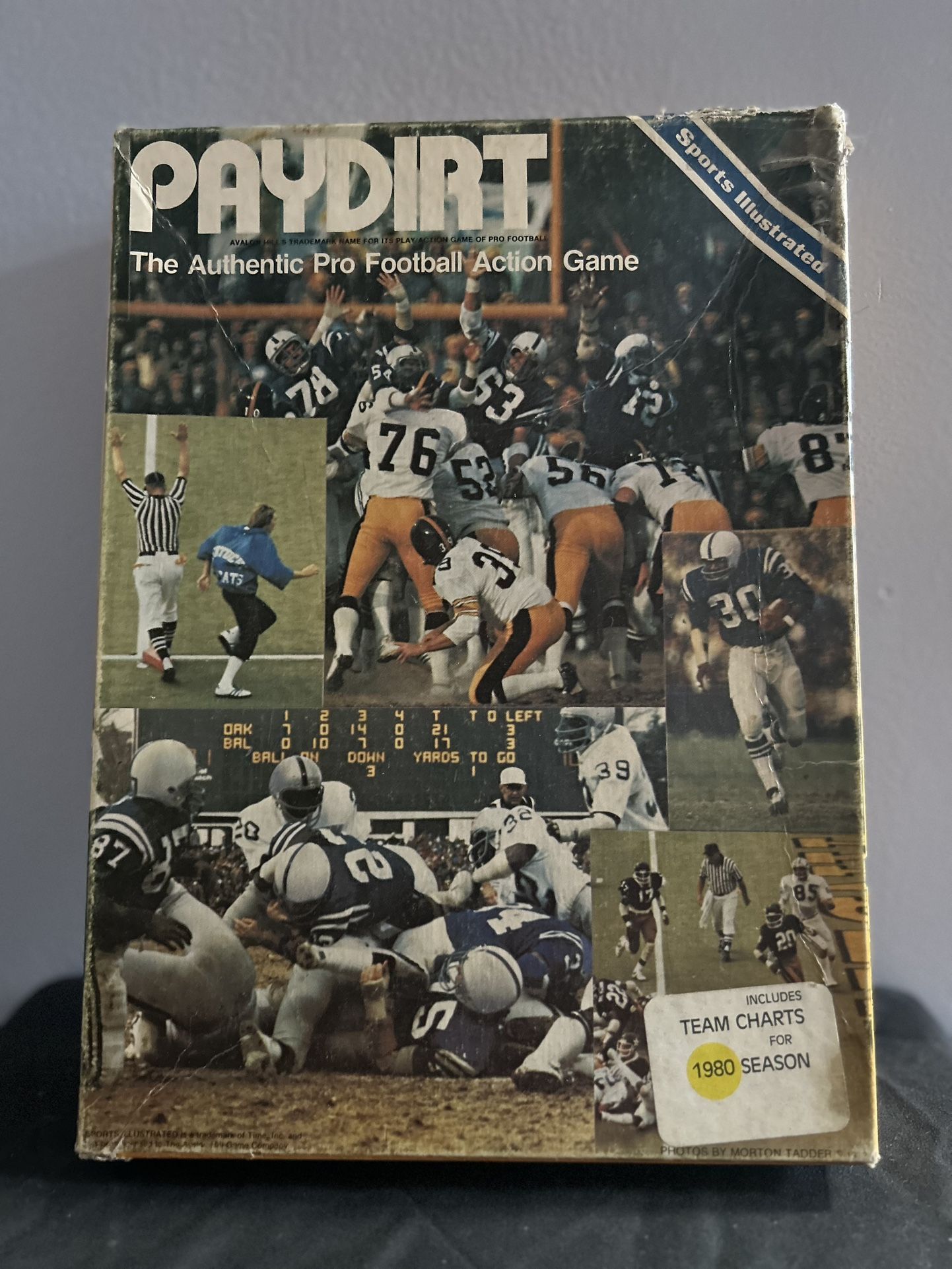 Paydirt Sports Illustrated Football Board Game
