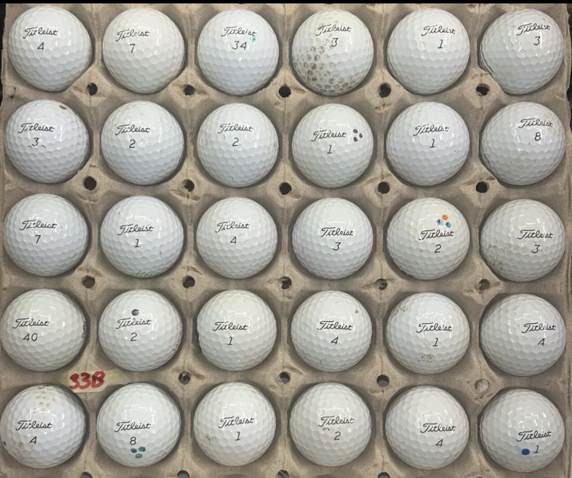 30 Titleist Pro V1 Golf Balls 4/3a Lot B33