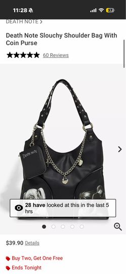 Death Note Anime Purse Bag