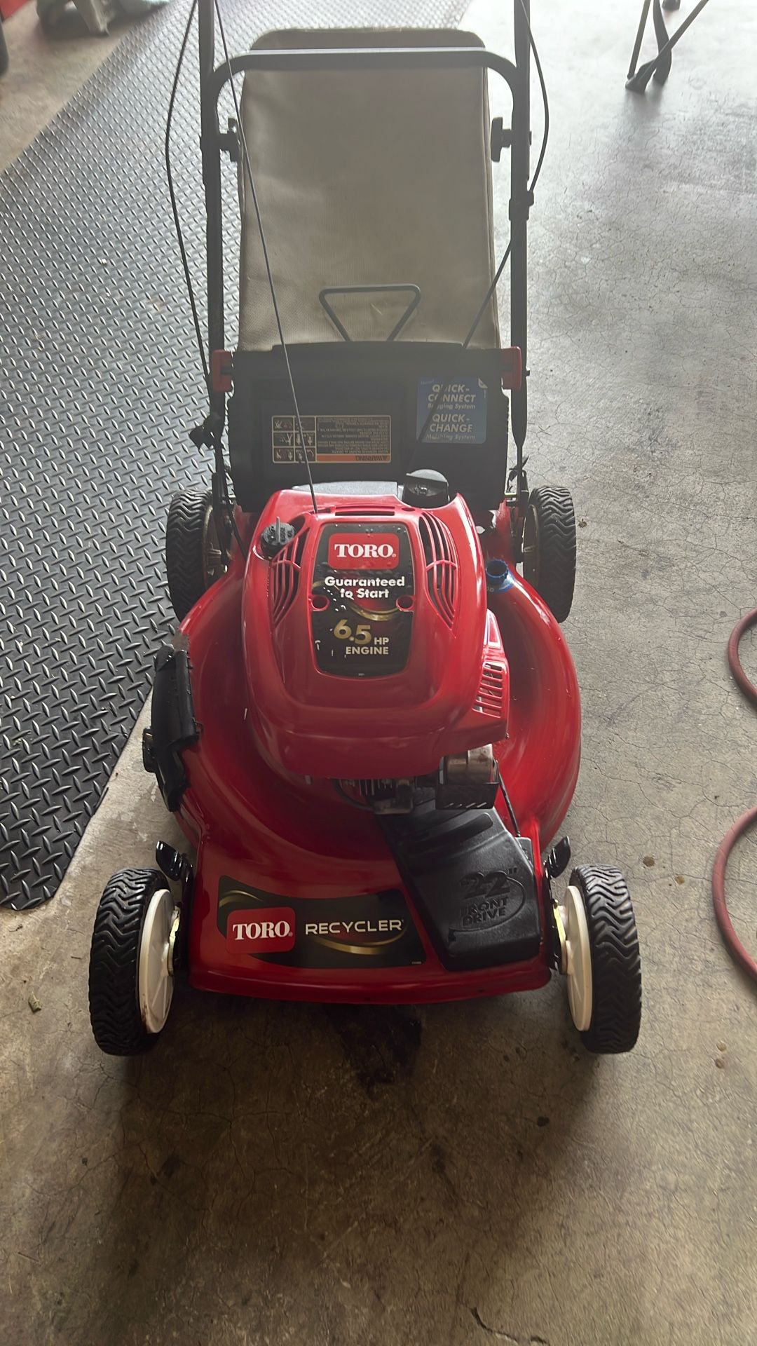 Toro Self-Propelled Mower Runs Great