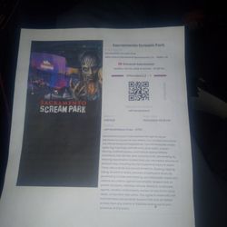 Sacramento Scream Park Ticket