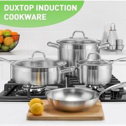 Duxtop 17PC Stainless Steel Induction Cookware Set
