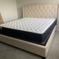 $699 Brand New King Bed Frame With Mattress (Read Description Below)