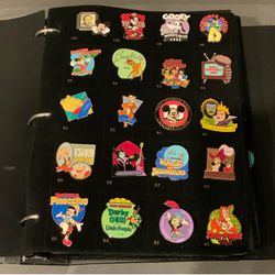 DISNEY COUNTDOWN TO THE MILLENNIUM PINS  COMPLETE 102 PIN SET W/ CARDS BINDER