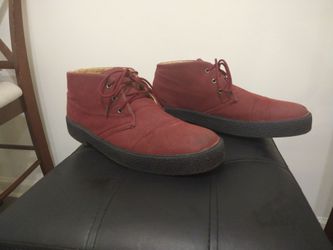Players Red Suede Chaco Boots, Men's Size 11