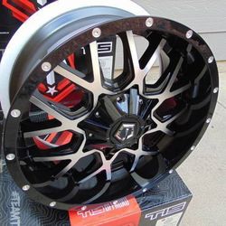 New Black & Machined 20X9 TIS Rims *5X5.5*5X5*Dodge*Jeep *0MM Offset* - $900 (Aurora)
