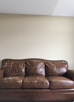Leather sofa