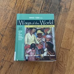 Ways of the World A Global History with Sources