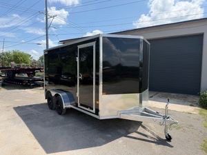 Alcom 7 x 14 Aluminum Enclosed Trailer 7k