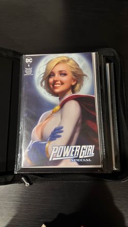 Power girl and supergirl dc comic books
